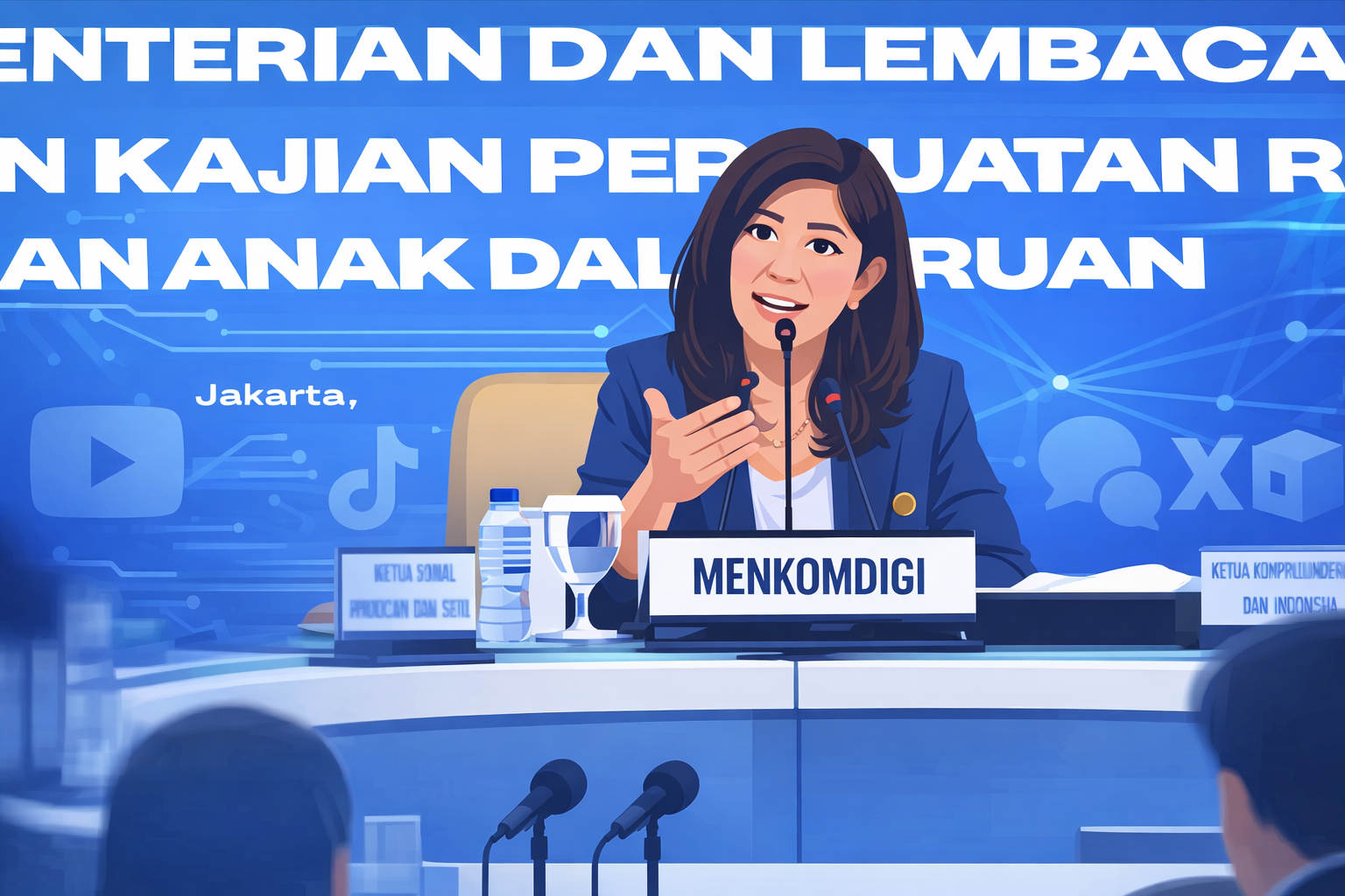 Indonesia Mulai Nonaktifkan Akun Medsos Anak di Bawah 16 Tahun Mulai 28 Maret