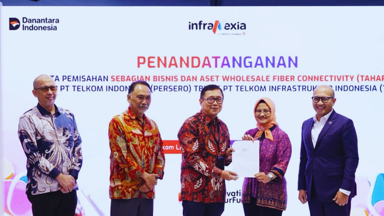 Telkom Resmi Lepas Bisnis Fiber ke InfraNexia, Nilainya Tembus Rp35,8 Triliun