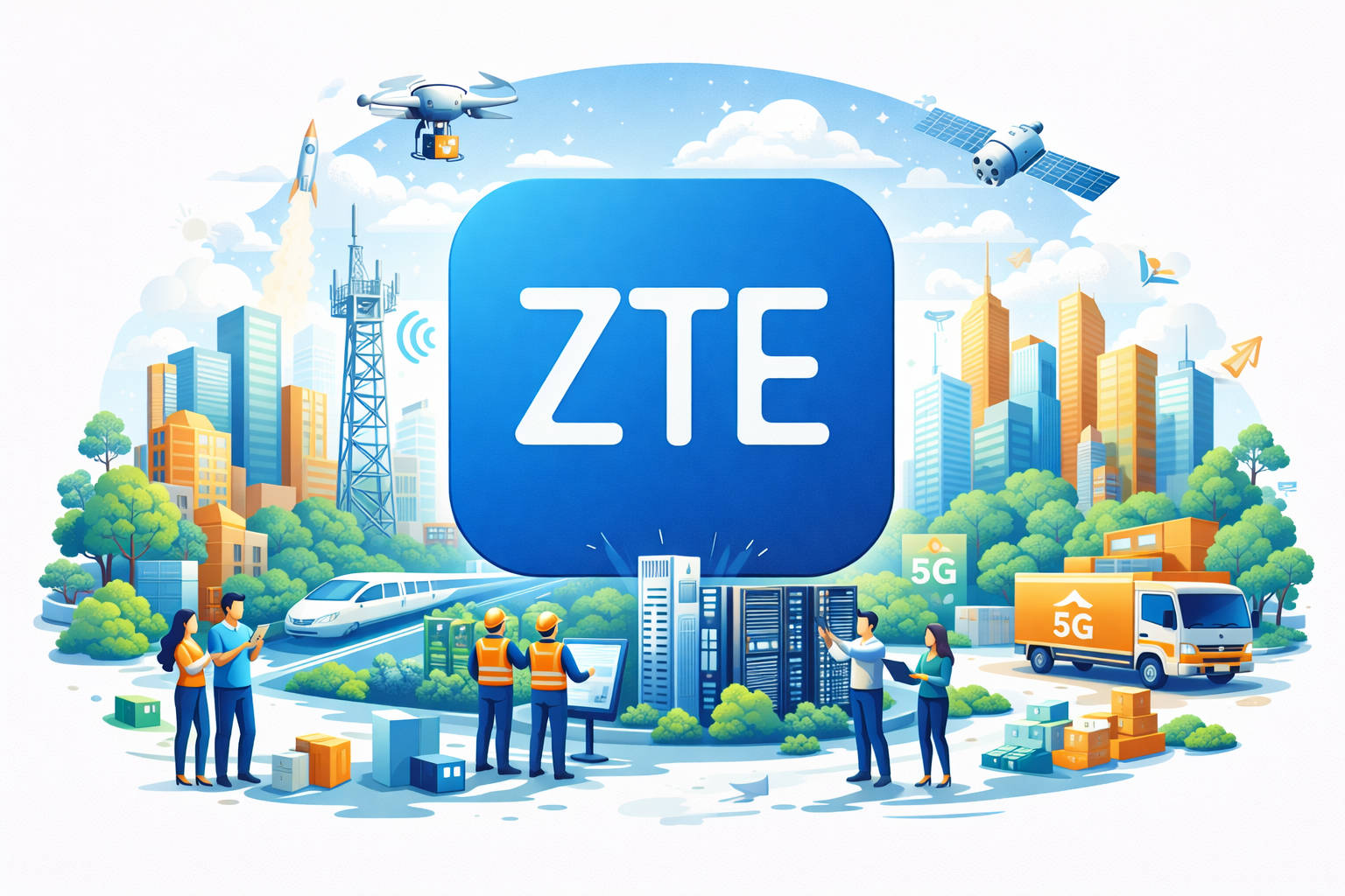 ZTE Catat Lonjakan Pendapatan & Proyek 5G Global, Tapi Regulasi Barat Mengancam Ekspansi