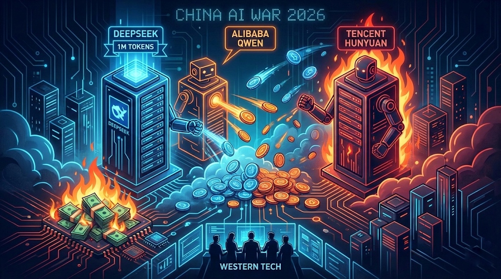 Gila! DeepSeek Diam-diam Update Fitur Monster, Alibaba & Tencent Bakar Uang Triliunan Demi Rebut Pasar AI 2026