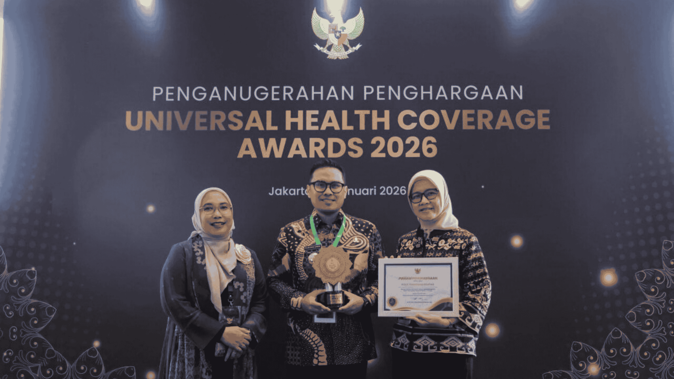Tangsel Sabet UHC Award Kota Madya, Pilar Saga: “Akses Kesehatan Tak Boleh Terhalang Biaya”
