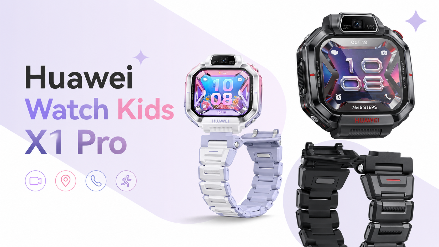 Huawei Watch Kids X1 Pro Resmi Meluncur: Smartwatch Anak dengan Dua Kamera dan Bodi Bisa Dilepas