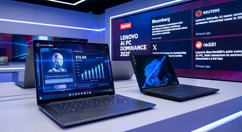Dominasi AI PC: Lenovo Puncaki Pasar Global dengan Inovasi Aura dan Asisten Qira