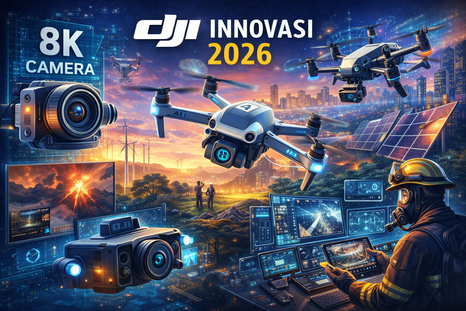 DJI Bikin Geger! Drone AI, Kamera 8K, hingga Ekspansi Industri Siap Guncang 2026