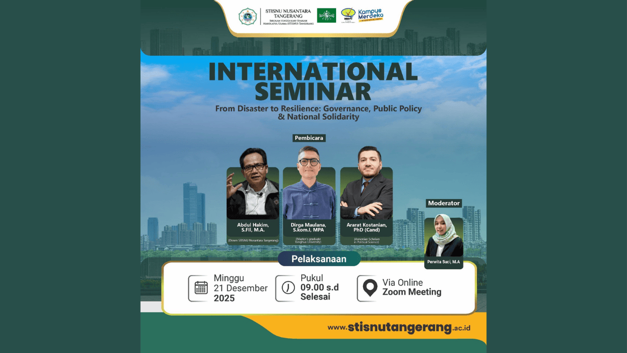 Banjir Sumatra Bongkar Rapuhnya Tata Kelola: Seminar STISNU Soroti Peran Solidaritas Publik