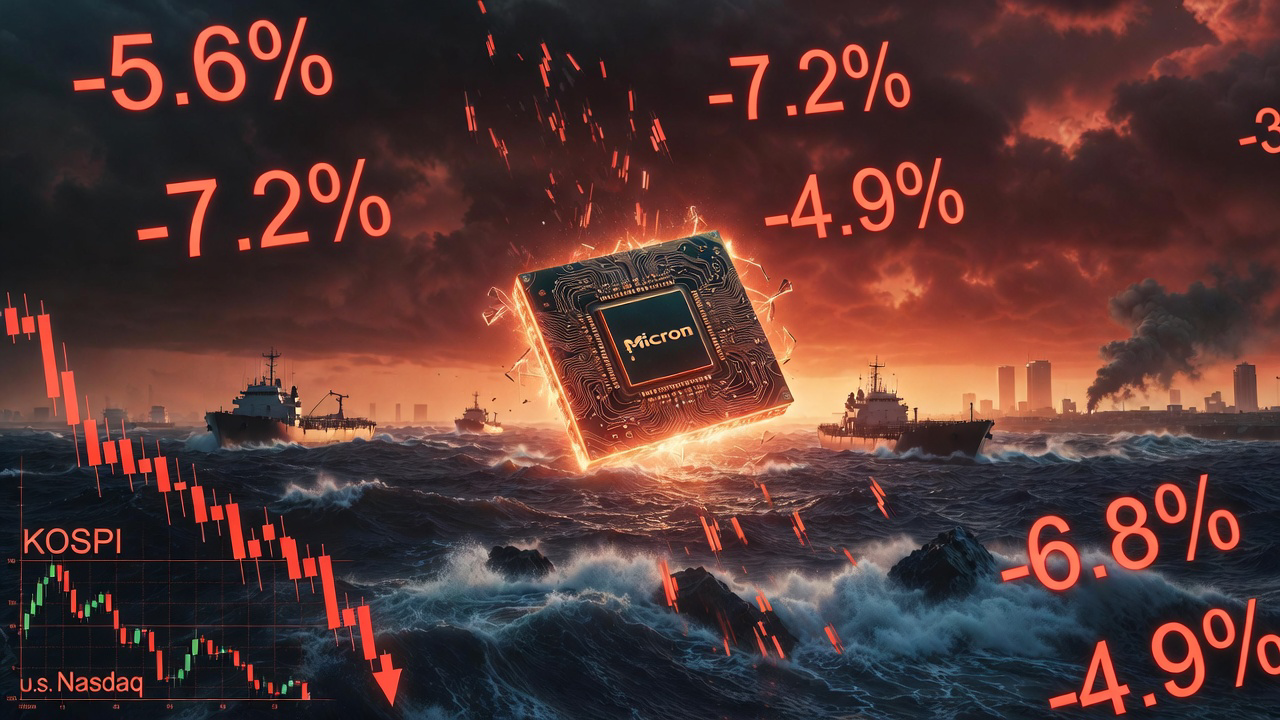 Saham Micron Terjun Bebas 6,74% Senilai Rp207 Triliun Diperdagangkan, Krisis Selat Hormuz Hancurkan Chip Global