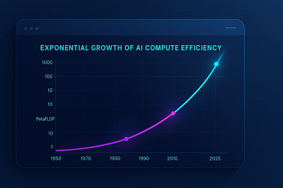 Ledakan Efisiensi AI 10x per Tahun: Data Epoch AI Ungkap Lonjakan yang Mengubah Peta Persaingan Global