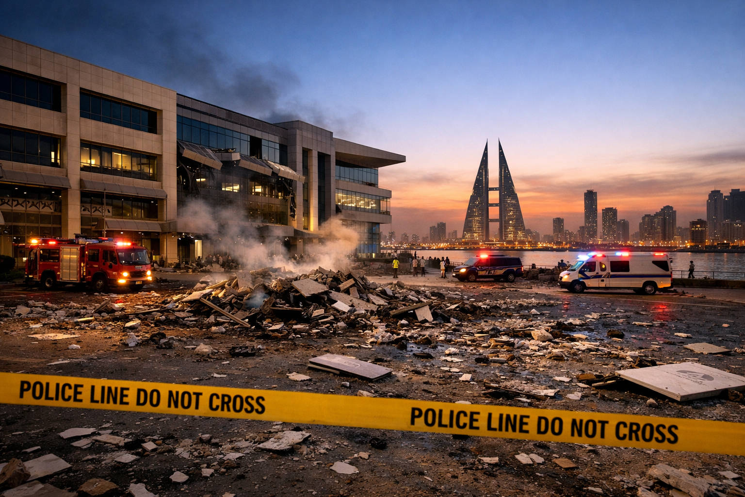 Serangan Iran Makin Brutal! Puing Rudal Hantam Gedung Universitas di Bahrain, 3 Terluka—Pabrik Air Pun Luluh Lantak