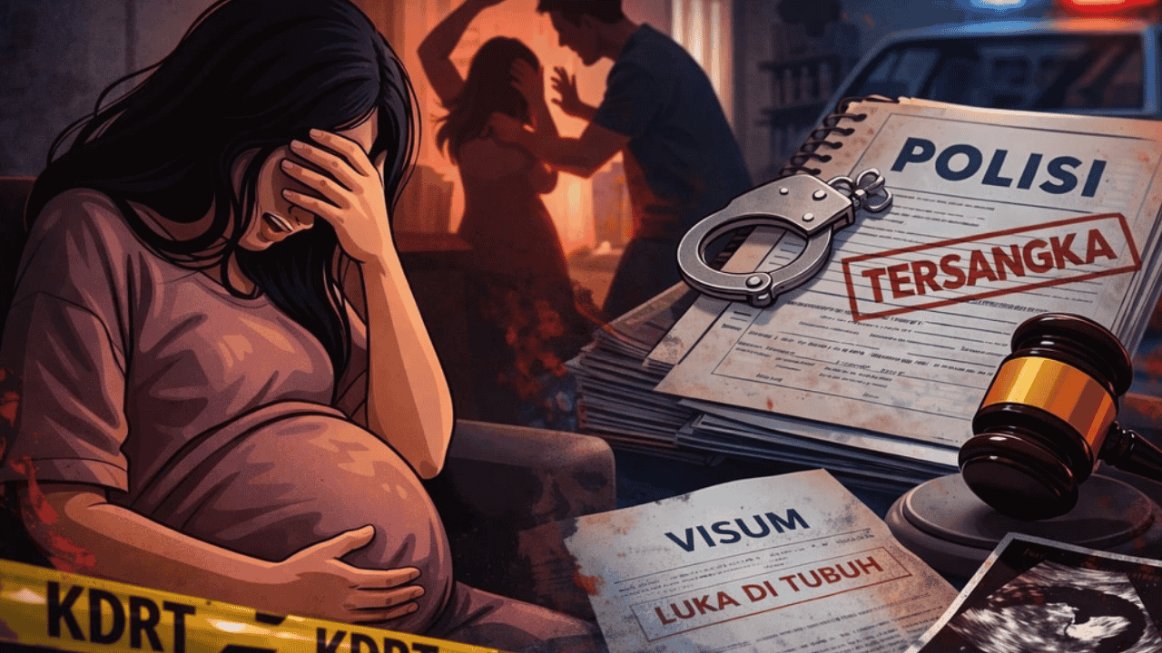 Hamil 7 Bulan Mengaku Dipukuli, Malah Jadi Tersangka KDRT di Tangsel