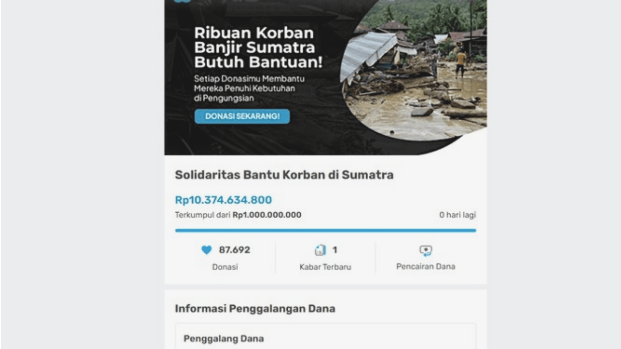 Donasi Meledak! Ferry Irwandi Kumpulkan Rp 10 M untuk Korban Banjir Sumatra Hanya dalam 24 Jam